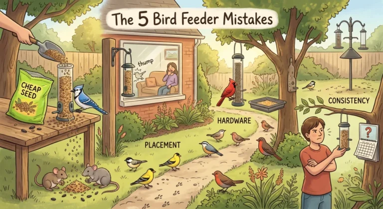 The 5 Bird Feeder Mistakes I Saw Every Single Week (After 15 Years at the Store)