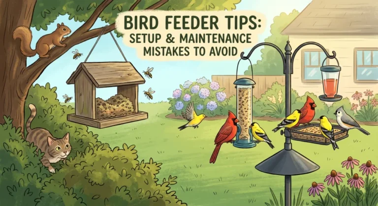 Bird Feeder Tips: The Setup and Maintenance Mistakes That Keep Birds Away