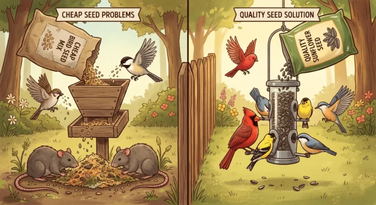 What We Actually Thought When You Bought the Cheap Bird Seed