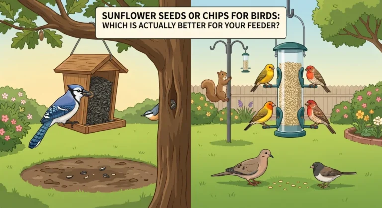 Sunflower Seeds or Chips for Birds: Which Is Actually Better for Your Feeder