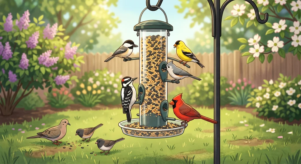 Tube Bird Feeder