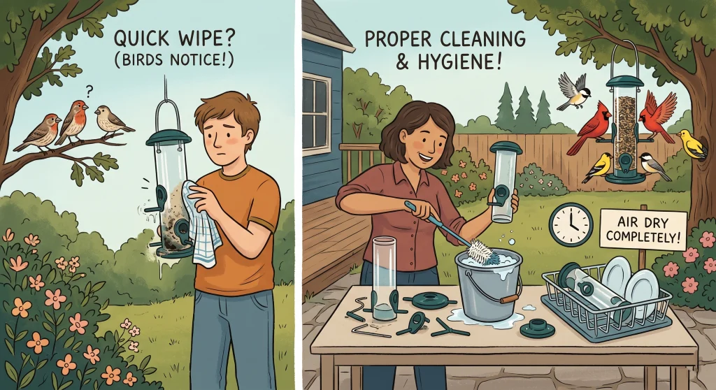 How To Clean A Bird Feeder