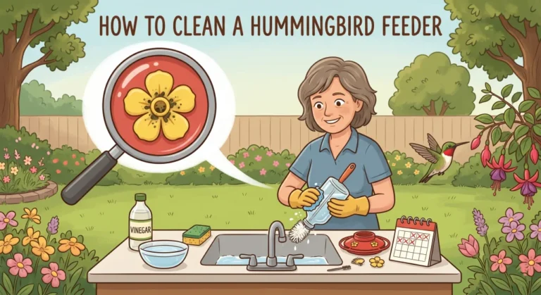How to Clean a Hummingbird Feeder: Why It Needs to Happen More Often Than You Think