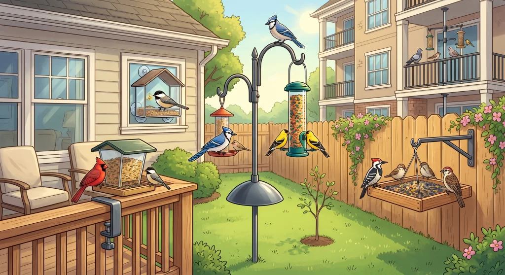 How To Hang A Bird Feeder Without A Tree