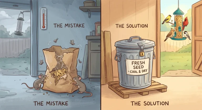 How to Keep Bird Seed Fresh: The Storage Mistake That’s Driving Birds Away