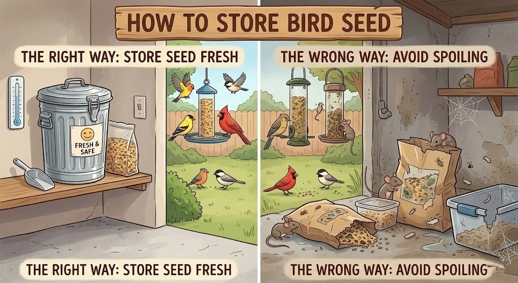 How To Store Bird Seed