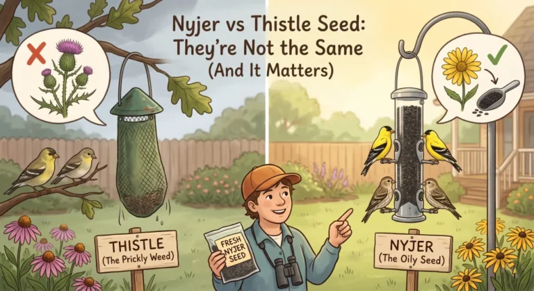 Nyjer vs Thistle Seed: They’re Not the Same (And It Matters)