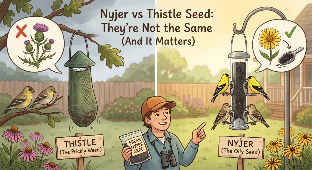 Nyjer Vs Thistle Seed