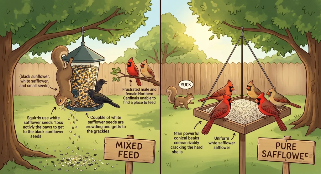 Safflower Seed For Cardinals