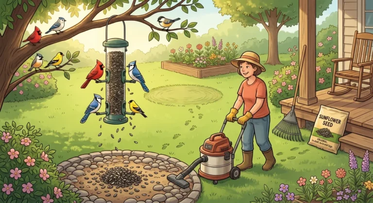 Sunflower Seed Shell Mess: How to Deal With It Without Switching Seeds