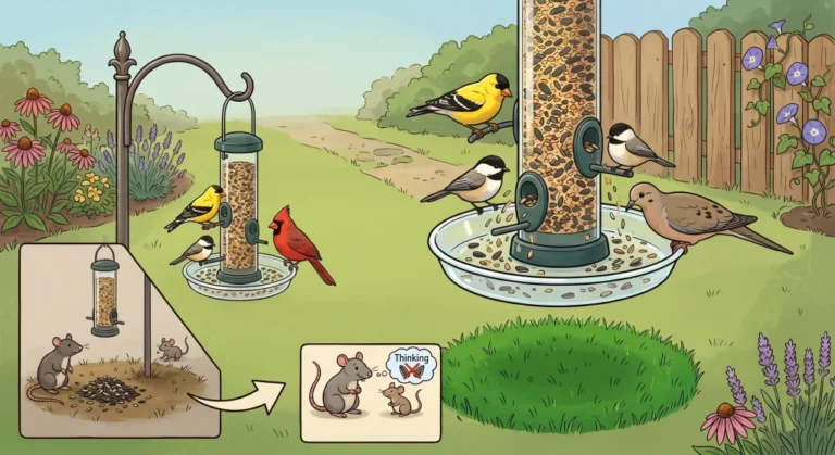 Tube Bird Feeder Seed Catcher: Stop Killing Your Grass (And Attracting Rodents)