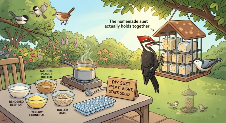 Homemade Suet for Birds: The Recipe That Actually Holds Together