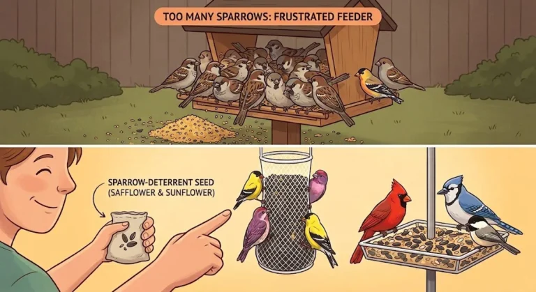 Too Many Sparrows, Not Enough Other Birds? Here’s How to Fix Both Problems