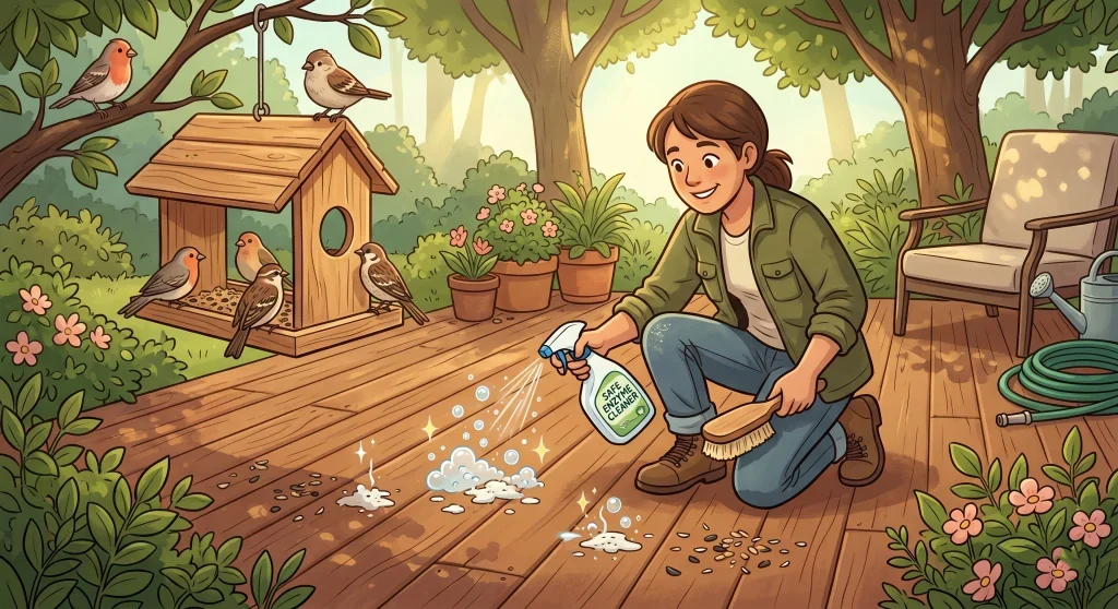 How To Clean Bird Poop Off Deck