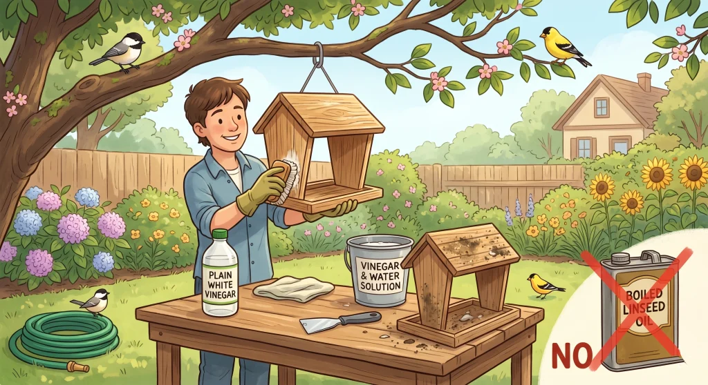 How To Clean Wooden Bird Feeder