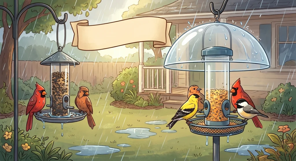 How To Keep Bird Feeder From Getting Wet